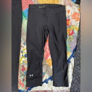 Capri length under armour leggings